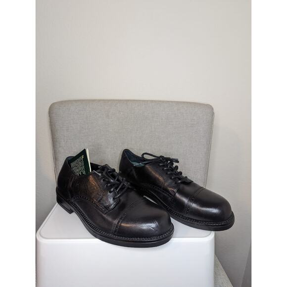 Nunn Bush Black Leather Lace Up Dress Shoes - Picture 4 of 8